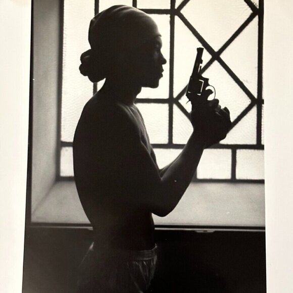 Fine Art Photograph Silver Gelatin Print Janine Gordon Signed 20x24" B/W Gangs - Picture 4 of 5